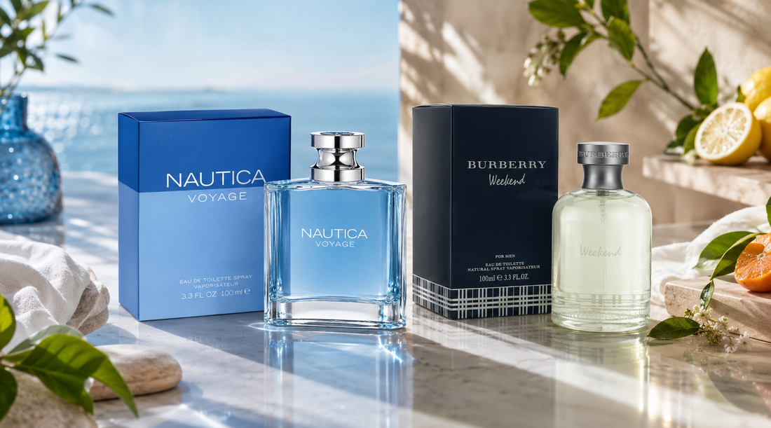 Burberry Weekend Men vs Nautica Voyage: Everyday Fresh Fragrances Compared