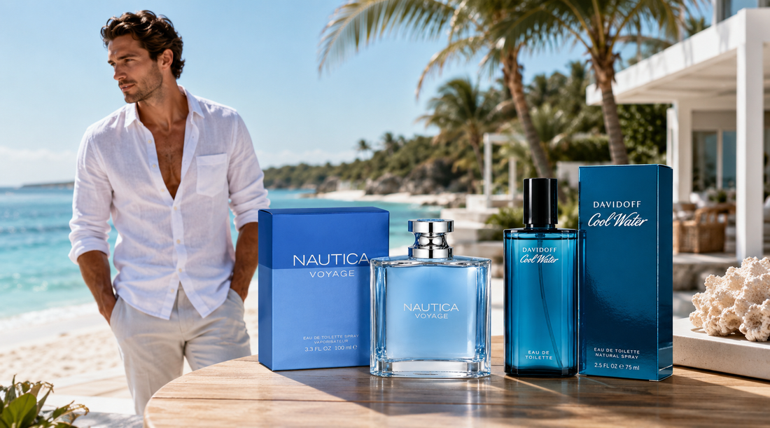 Cool Water vs Nautica Voyage: Two Affordable Fresh Fragrances Compared