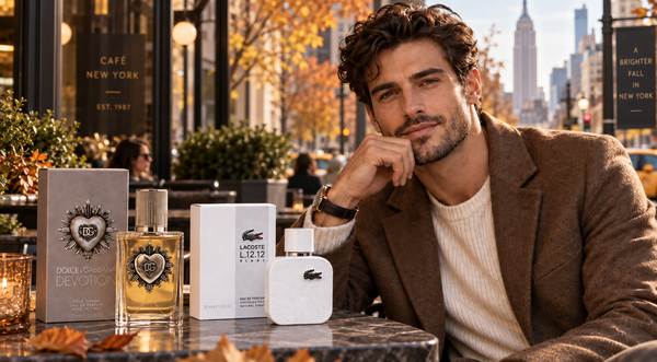 D&G Devotion Pour Homme vs Lacoste L.12.12 Blanc: Warm Gourmand or Clean Woods for Fall?
