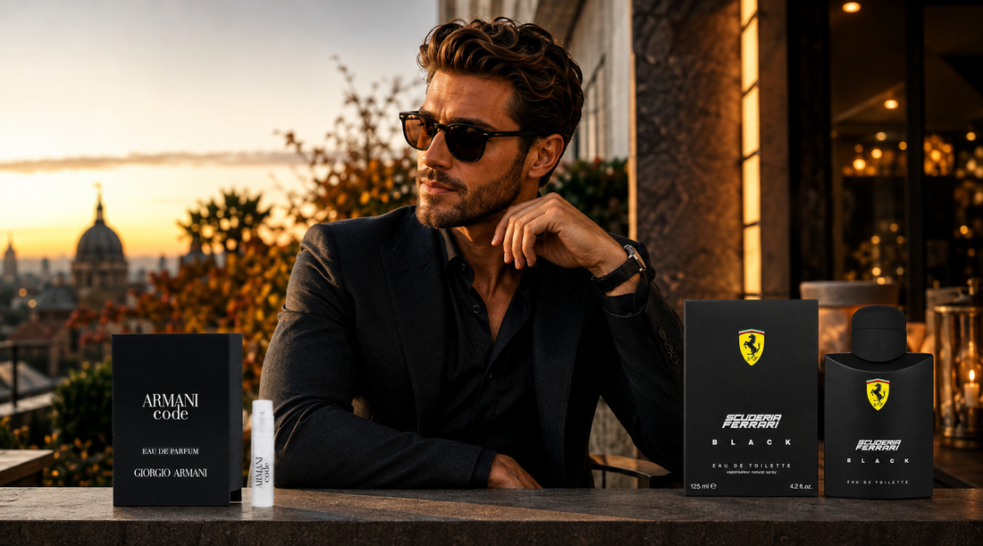 Quiet Confidence or Bold Warmth? Armani Code vs Ferrari Scuderia Black for Date Night