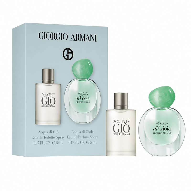Acqua di Gio and Acqua di Gioia set