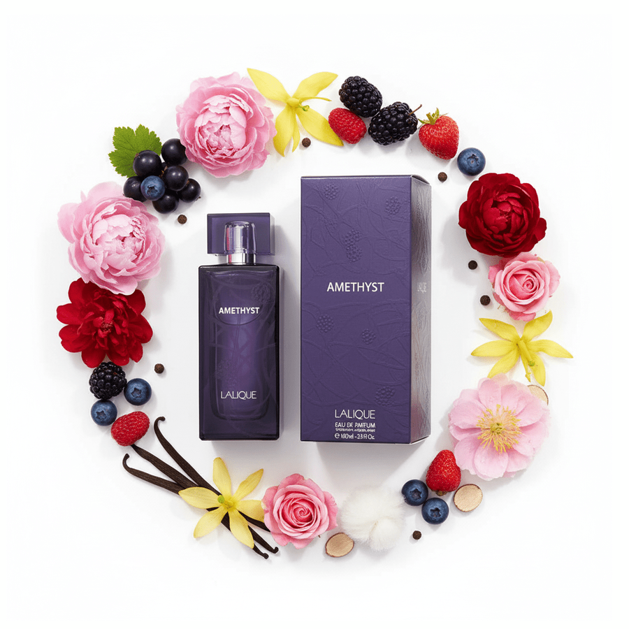 Amethyst EDP by Lalique | Elegant Floral-Fruity Luxury | South Amethyst EDP by Lalique | Elegant Floral-Fruity Luxury | South